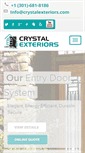Mobile Screenshot of crystalexteriors.com